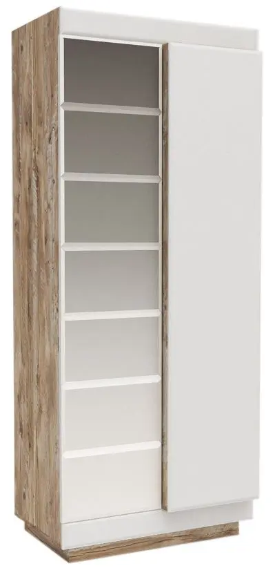 Dulap КМК 0554.11 Rokset 2D (White Gloss/Yukkon Oak)