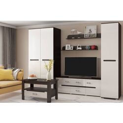 Dulap Миф Kim (White Gloss/Wenge Oak) Thumb