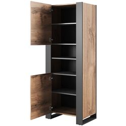Vitrina Mirjan24 Empire/Wood (Wotan Oak/Anthracite) Thumb