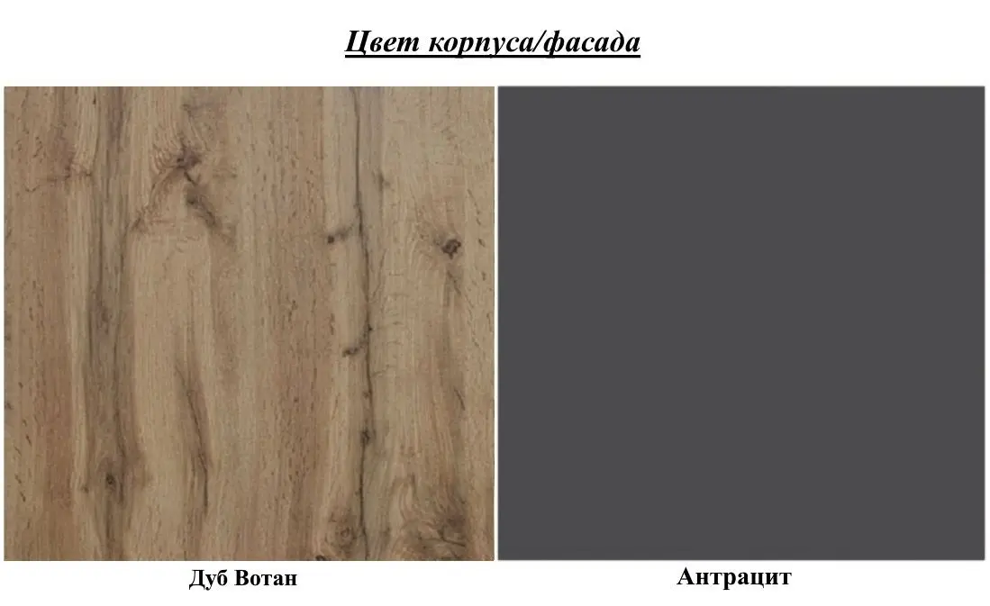 Vitrina Mirjan24 Empire/Wood (Wotan Oak/Anthracite) - 5