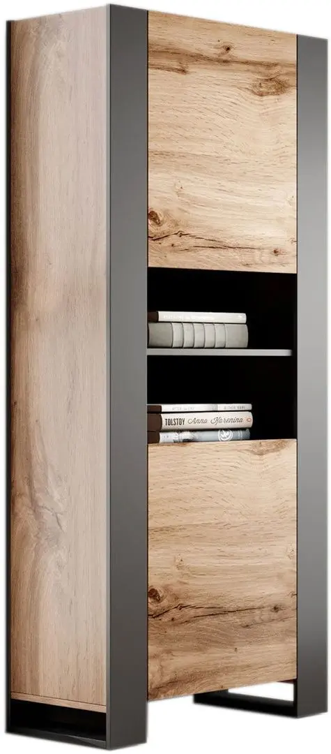 Vitrina Mirjan24 Empire/Wood (Wotan Oak/Anthracite)