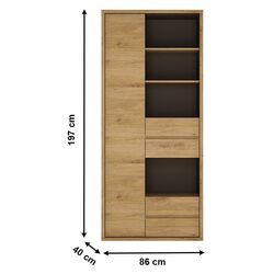 Стеллаж Mobhaus Sheldon Typ 12 (Shetland Oak) Thumb