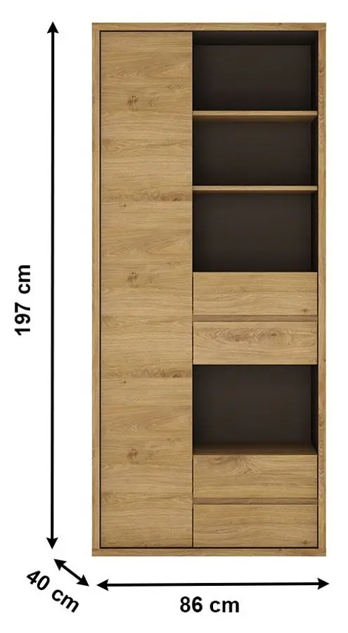 Стеллаж Mobhaus Sheldon Typ 12 (Shetland Oak)