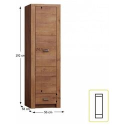 Dulap Tempo Kondela Infinity I-02 (Ash Light) Thumb