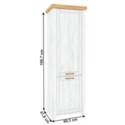 Penal Tempo Kondela Sudbury V (Craft Oak Golden/Craft Oak White) Thumb