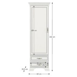 Dulap Mobhaus Tiffy 06 1D2S (Woodline Cream) Thumb
