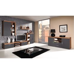 Etajera Mobhaus Cheris 2 (Plum/Graphite Gray) Thumb