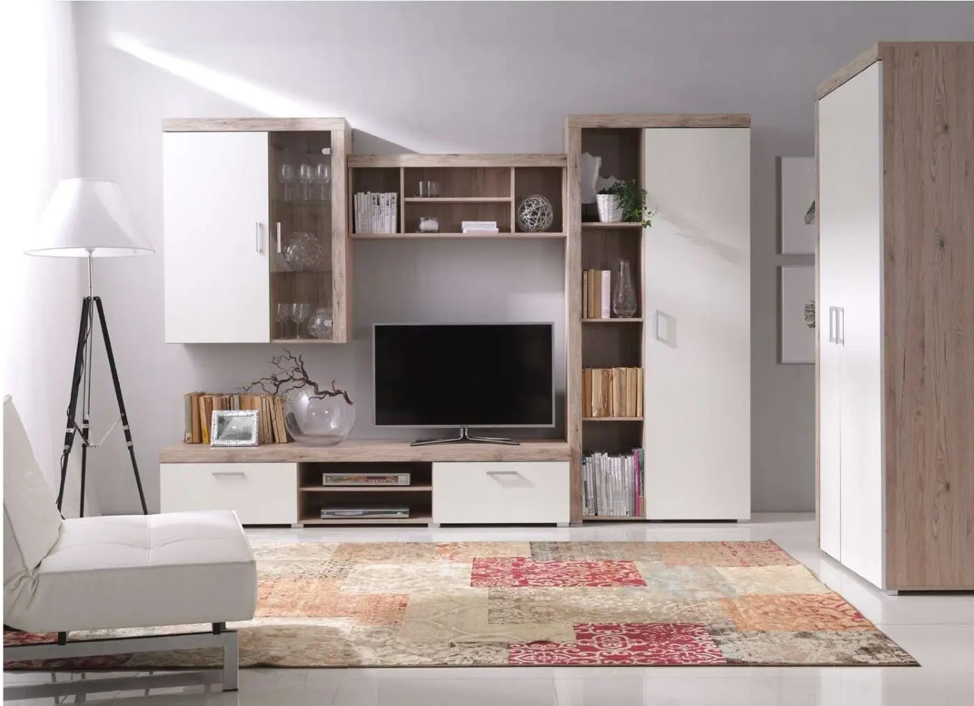 Стеллаж Mobhaus Cheris 2 (San Marino/Cream) - 3