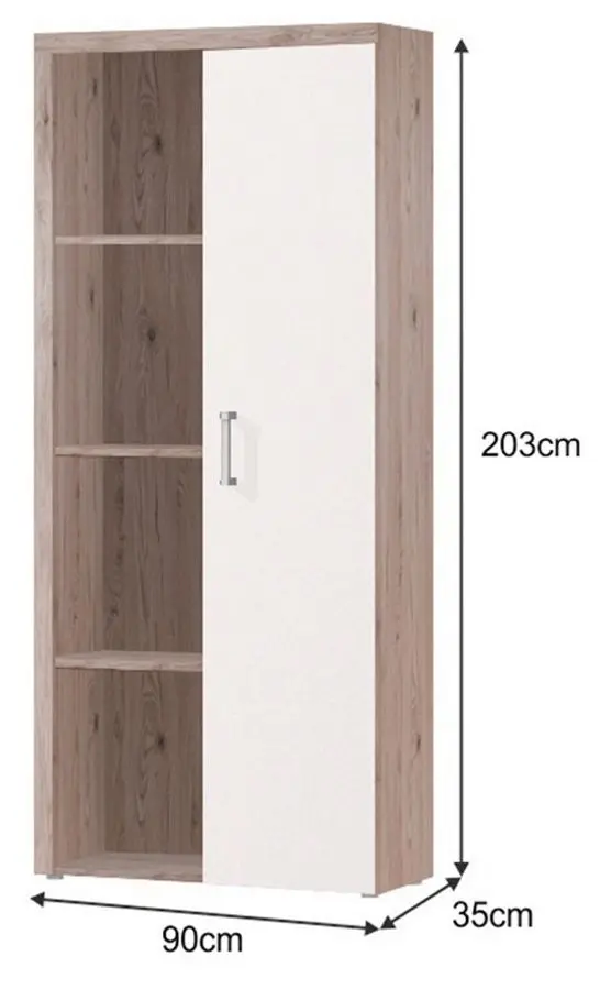 Стеллаж Mobhaus Cheris 2 (San Marino/Cream) - 2