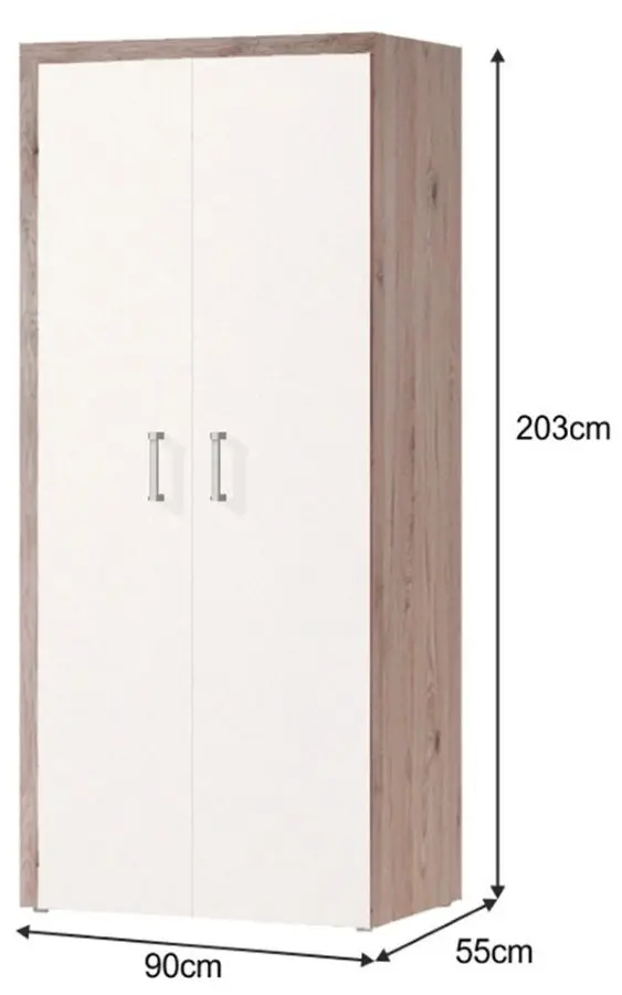 Dulap Mobhaus Cheris 1 (San Marino/Cream) - 2