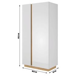 Шкаф Mobhaus City (White/Grandson Oak/White Gloss) Thumb