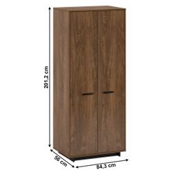 Dulap Tempo Kondela Delis F (Bolzano Oak/Black) Thumb