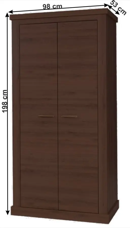 Dulap Mobhaus Hilard AR1 (Stirling Oak)