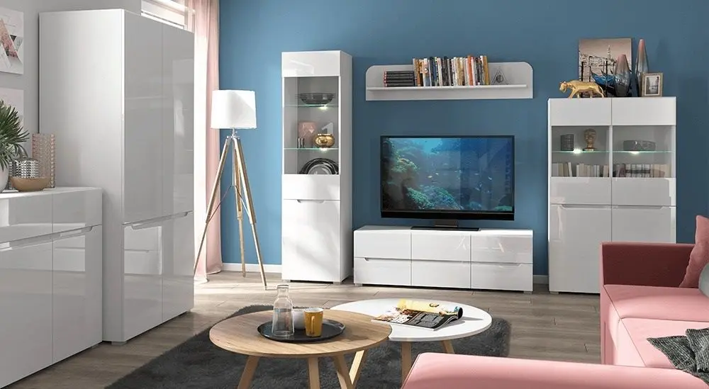 Dulap Mobhaus Jolk (White Extra High Gloss)