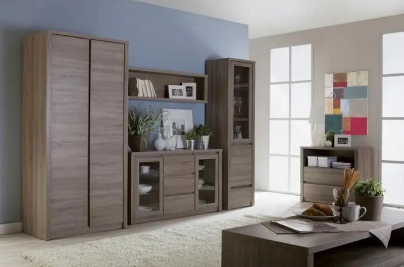 Шкаф Mobhaus Montana S2D (Lefkas Oak Dark)