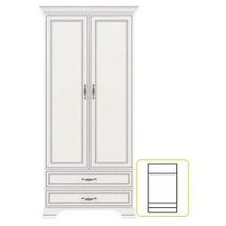 Шкаф Mobhaus Tiffy 02 2D2S (Woodline Cream) Thumb