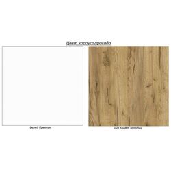 Dulap Mobi Bel 10.04 (Craft Oak Golden/White Premium) Thumb