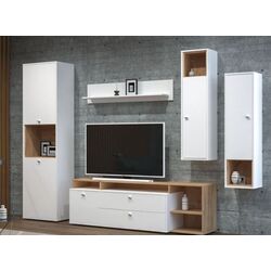 Dulap Mobi Bel 10.04 (Craft Oak Golden/White Premium) Thumb