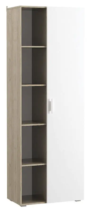 Biblioteca Mobi Tokio 03.298 (Oak Kraft Gray/White Premium)