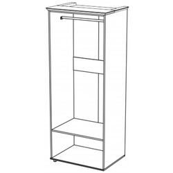 Dulap Неман Romantika ВК-09-17 (Dark Walnut) Thumb