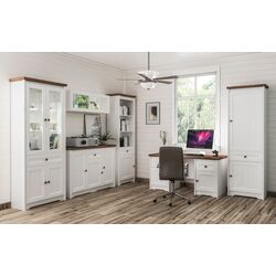 Dulap Неман Tivoli МН-035-06 (White Structural/Stirling Oak) Thumb