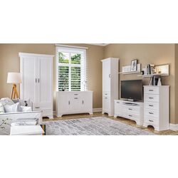 Шкаф Неман Юнона МН-132-05 (Белый Структурный) Thumb