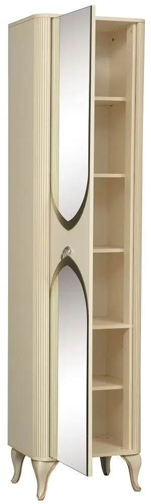 Шкаф Олмеко Стефани 43.04 (Бежевый/Слоновая Кость Патина) - 3