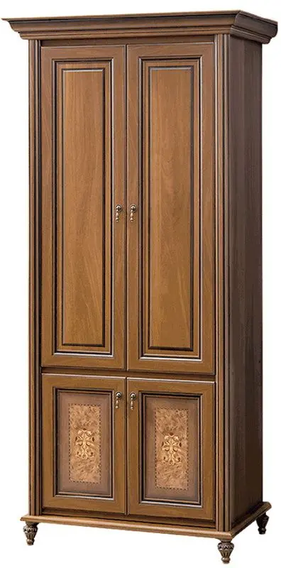 Dulap Skay Verona Caravaggio Nut/Root Nut (cu doua usi)