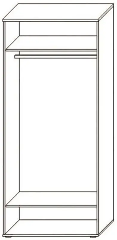 Dulap Sokme Gerda 2U (Wellington Oak/White)