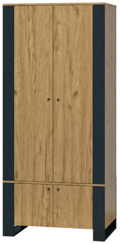 Dulap Sokme Old Vud 4U (Craft Oak Gold/Black)