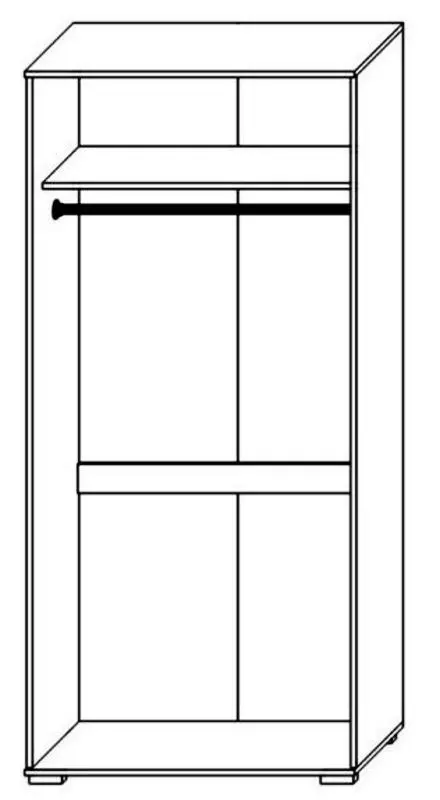 Dulap Sokme Rio 900 (Sonoma Oak/Latte)