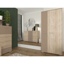 Dulap Sokme Rio 900 (Sonoma Oak/Latte) Thumb