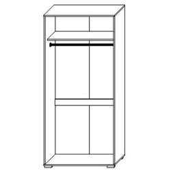 Dulap Sokme Rio 900 (Sonoma Oak/Mocha) Thumb