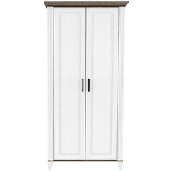 Dulap-vestiar Yasen Skandi 2U (White Structural/Bourbon Oak/Orion Oak)