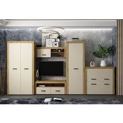 Dulap Yasen Denver 2U (Craft Oak Gold/Vanilla) Thumb