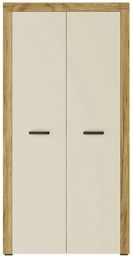 Dulap Yasen Denver 2U (Craft Oak Gold/Vanilla)