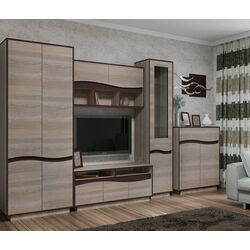 Шкаф Yasen Женева 2Д (Дуб Сонома Трюфель/Венге Магия) Thumb