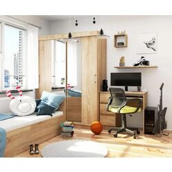 Dulap-cupe Akord Lustro 150x200x60 (Sonoma Oak) Thumb