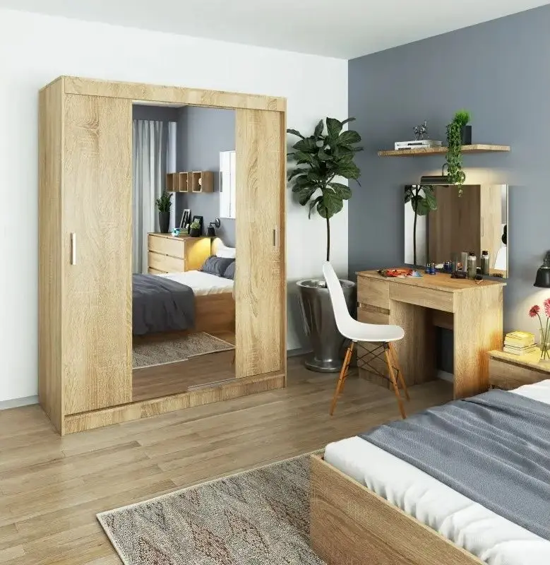 Dulap-cupe Akord Lustro 150x200x60 (Sonoma Oak)