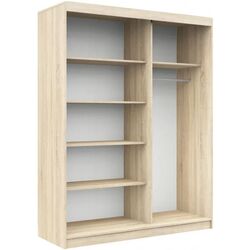 Dulap-cupe Akord Lustro 150x200x60 (Sonoma Oak/White) Thumb