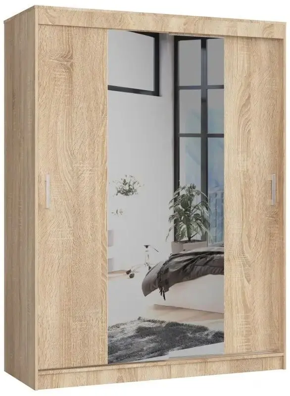 Dulap-cupe Akord Lustro 150x200x60 (Sonoma Oak)