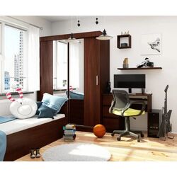 Шкаф-купе Akord Lustro 150x200x60  (Wenge) Thumb