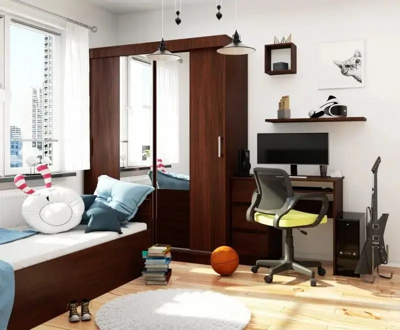 Шкаф-купе Akord Lustro 150x200x60  (Wenge)