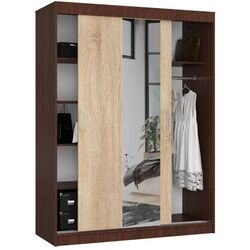 Dulap-cupe Akord Lustro 150x200x60 (Wenge/Sonoma Oak) Thumb