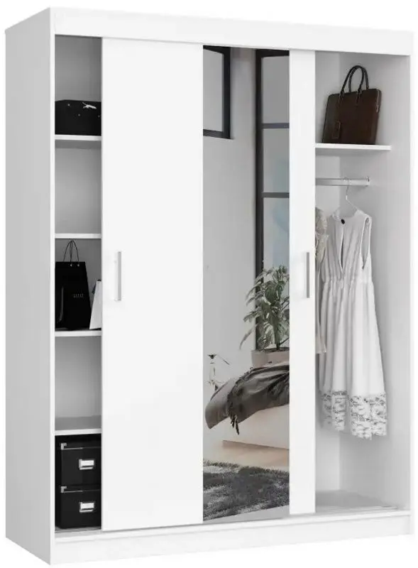 Dulap-cupe Akord Lustro 150x200x60 (White)