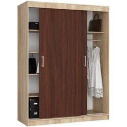 Dulap-cupe Akord Mono 150x200x60 (Sonoma Oak/Wenge) Thumb