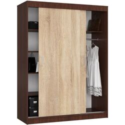 Dulap-cupe Akord Mono 150x200x60 (Wenge/Sonoma Oak) Thumb