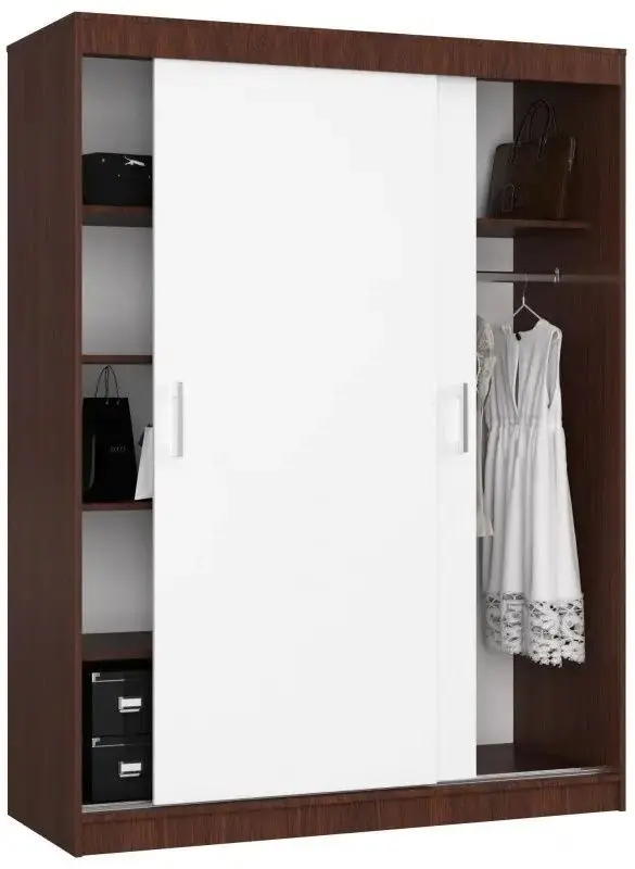 Dulap-cupe Akord Mono 150x200x60 (Wenge/White)