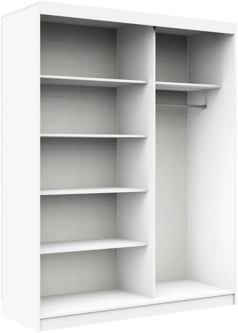 Dulap-cupe Akord Mono 150x200x60 (White/Graphite Gray)