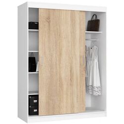 Dulap-cupe Akord Mono 150x200x60 (White/Sonoma Oak) Thumb